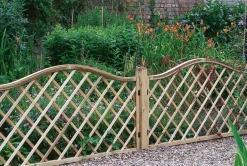 Forest Hamburg Lattice Curved Top Garden Screens 6 X 3' 4 Pack 8 Forest Hamburg Lattice Curved Top Garden Screens 6 X 3' 4 Pack -Cheap Garden Spreader Store 1066K A2