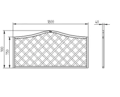 Forest Hamburg Lattice Curved Top Garden Screens 6 X 3' 4 Pack 9 Forest Hamburg Lattice Curved Top Garden Screens 6 X 3' 4 Pack -Cheap Garden Spreader Store 1066K A3