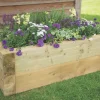 Forest Sleeper Raised Bed 1300 X 700 X 400mm -Cheap Garden Spreader Store 1571K P