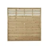 Forest Kyoto Slatted Top Fence Panels Natural Timber 6 X 6' Pack Of 8 2 Forest Kyoto Slatted Top Fence Panels Natural Timber 6 X 6' Pack Of 8 -Cheap Garden Spreader Store 1984K P