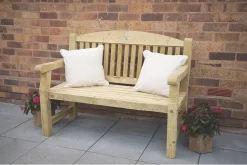 Forest Harvington Garden Bench Mixed Softwood 1.23 X 0.68 X 0.96m