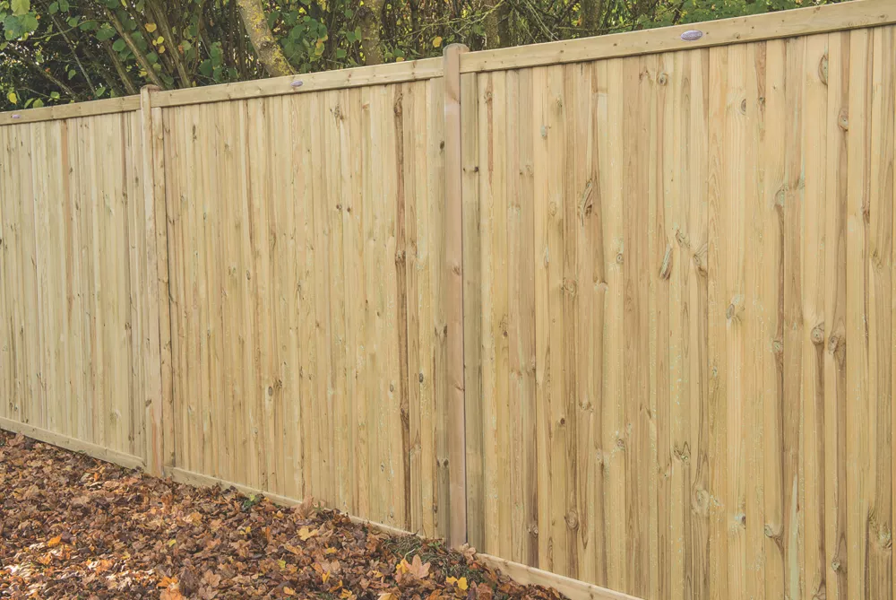 Forest Decibel Vertical Tongue & Groove Noise Reduction Fence Panels Natural Timber 6 X 6' Pack Of 4 5 Forest Decibel Vertical Tongue & Groove Noise Reduction Fence Panels Natural Timber 6 X 6' Pack Of 4 - Image 3