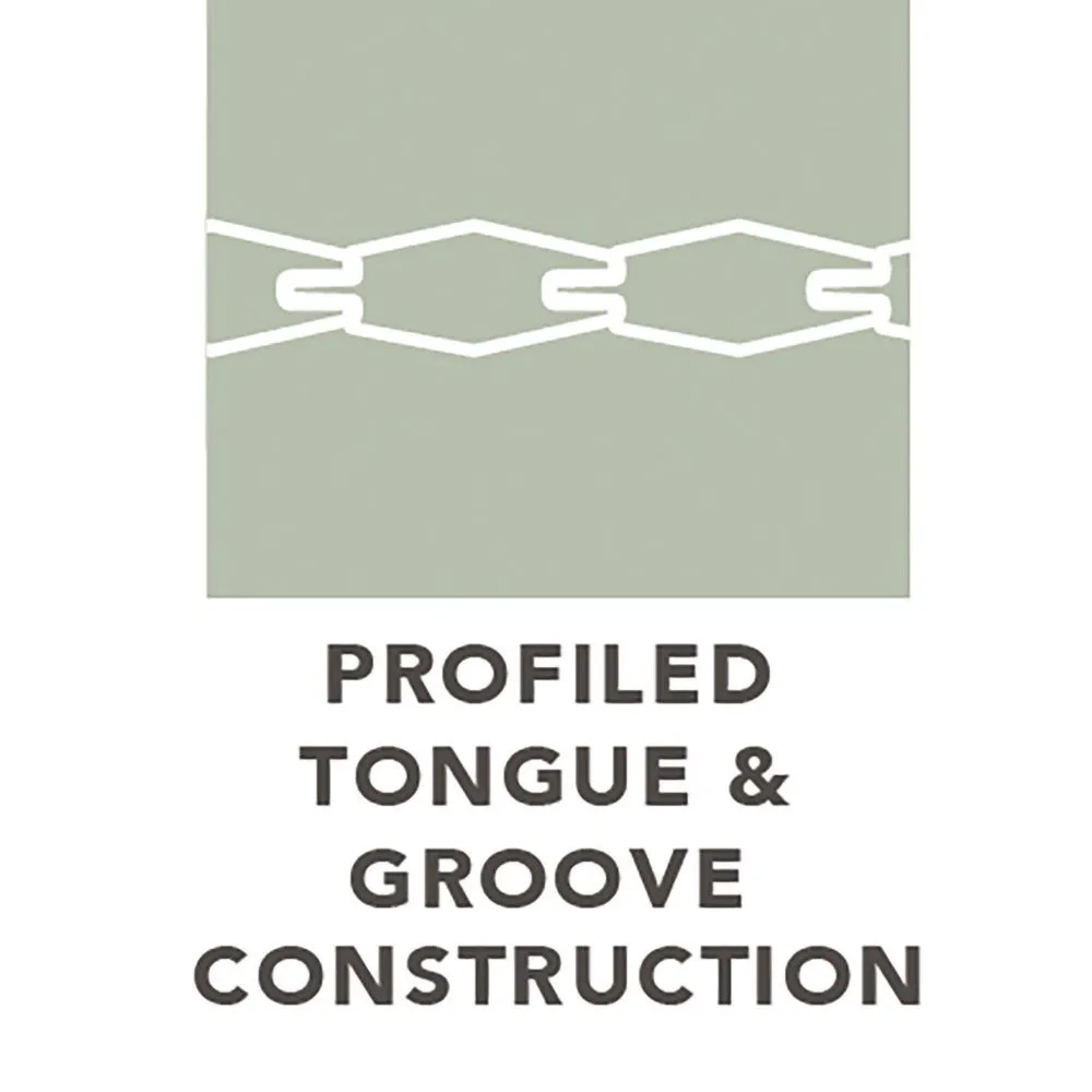 Forest Decibel Vertical Tongue & Groove Noise Reduction Fence Panels Natural Timber 6 X 6' Pack Of 4 8 Forest Decibel Vertical Tongue & Groove Noise Reduction Fence Panels Natural Timber 6 X 6' Pack Of 4 - Image 6