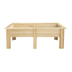 Forest Rectangular Garden Planter Natural Timber 1800 X 700 X 700mm -Cheap Garden Spreader Store 244KT A2