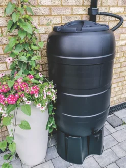 Essentials Water Butt Black 210Ltr