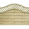 Forest Prague Lattice Curved Top Fence Panels Natural Timber 6 X 4&apos; Pack Of 3 -Cheap Garden Spreader Store 2874K P