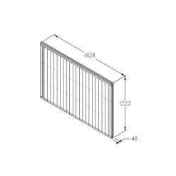 Forest Closeboard Fence Panels Golden Brown 6 X 4' Pack Of 5 9 Forest Closeboard Fence Panels Golden Brown 6 X 4' Pack Of 5 -Cheap Garden Spreader Store 2952X A3