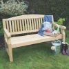 Forest Harvington Garden Bench Mixed Softwood 1.52 X 0.68 X 0.96m -Cheap Garden Spreader Store 3034X P