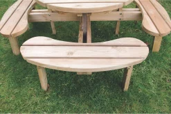 Forest Circular Garden Picnic Table 2070 X 2070 X 720mm 9 Forest Circular Garden Picnic Table 2070 X 2070 X 720mm -Cheap Garden Spreader Store 3295X A3