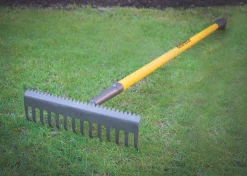 Roughneck Sharp Edge Soil Rake 350mm -Cheap Garden Spreader Store 406KG A2