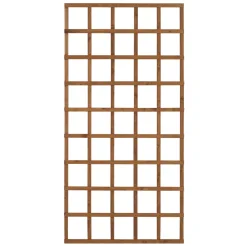 Forest Softwood Rectangular Trellis 3 X 6&apos; 4 Pack