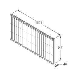 Forest Closeboard Fence Panels Golden Brown 6 X 3' Pack Of 9 9 Forest Closeboard Fence Panels Golden Brown 6 X 3' Pack Of 9 -Cheap Garden Spreader Store 4434X A3