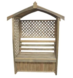 Forest Lyon 4&apos; X 2&apos; (Nominal) Apex Timber Arbour -Cheap Garden Spreader Store 4589X A2