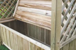 Forest Lyon 4&apos; X 2&apos; (Nominal) Apex Timber Arbour -Cheap Garden Spreader Store 4589X A4