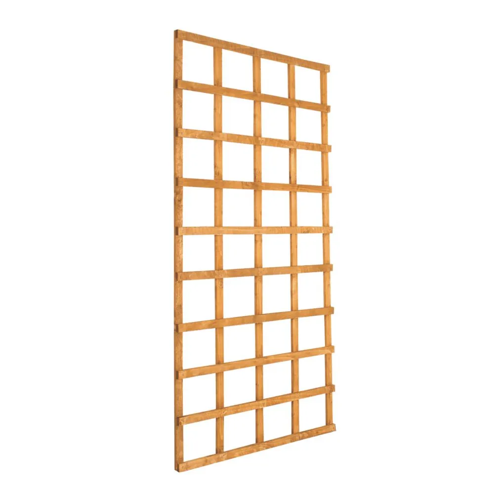 Forest Softwood Rectangular Trellis X 6 Pack 6 Forest Softwood Rectangular Trellis X 6 Pack - Image 4