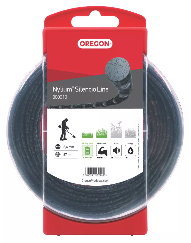Oregon Nylium Silencio Trimmer Line 2.4mm X 87m 3 Oregon Nylium Silencio Trimmer Line 2.4mm X 87m