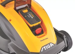 Stiga Combi 340e Kit 48V 1 X 4Ah Li-Ion E-Power Brushless Cordless 38cm Hand-Propelled Rotary Lawn Mower -Cheap Garden Spreader Store 487RV A5