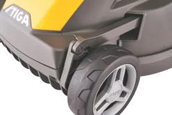 Stiga Combi 340e Kit 48V 1 X 4Ah Li-Ion E-Power Brushless Cordless 38cm Hand-Propelled Rotary Lawn Mower -Cheap Garden Spreader Store 487RV A6