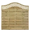 Forest Prague Lattice Curved Top Fence Panels Natural Timber 6 X 6' Pack Of 7 1 Forest Prague Lattice Curved Top Fence Panels Natural Timber 6 X 6' Pack Of 7 -Cheap Garden Spreader Store 50455 P