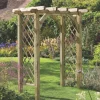 Forest Ultima 6&apos; X 8&apos; (Nominal) Timber Arch -Cheap Garden Spreader Store 50997 P