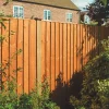 Rowlinson Vertical Board Feather Edge Fence Panels Honey Brown 1.8 X 1.8m Pack Of 3