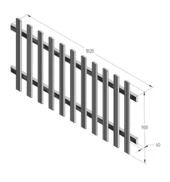 Forest Ultima Picket Fence Panel Natural Timber X Pack Of 4 9 Forest Ultima Picket Fence Panel Natural Timber X Pack Of 4 -Cheap Garden Spreader Store 529KV A3