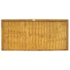 Forest Closeboard Fence Panels Golden Brown 6 X 3&apos; Pack Of 4 -Cheap Garden Spreader Store 5445X P