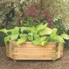 Forest Richmond Rectangular Planter Natural Wood 1000 X 500 X 360mm