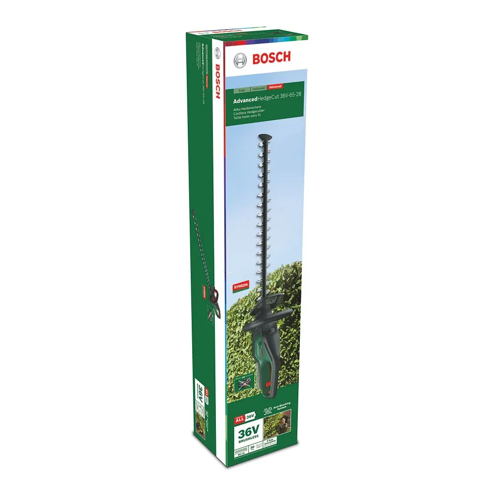 Bosch AdvancedHedgeCut 36V-65-28 65cm 36V Li-Ion Brushless Cordless Hedge Trimmer - Bare 5 Bosch AdvancedHedgeCut 36V-65-28 65cm 36V Li-Ion Brushless Cordless Hedge Trimmer - Bare - Image 3