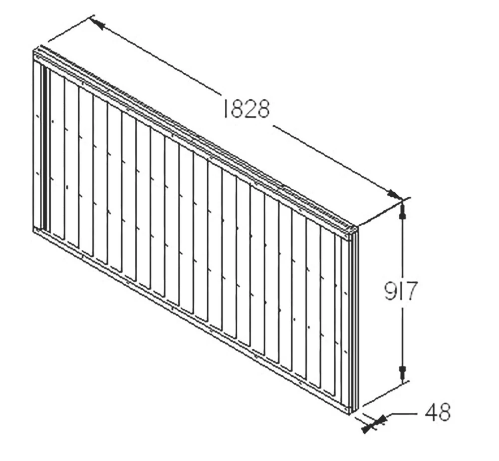 Forest Closeboard Fence Panels Golden Brown 6 X 3' Pack Of 8 6 Forest Closeboard Fence Panels Golden Brown 6 X 3' Pack Of 8 - Image 4