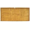 Forest Closeboard Fence Panels Golden Brown 6 X 3&apos; Pack Of 8 -Cheap Garden Spreader Store 6194X P