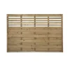 Forest Kyoto Slatted Top Fence Panels Natural Timber 6 X 4&apos; Pack Of 3 -Cheap Garden Spreader Store 6254K P