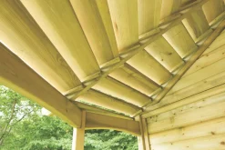 Forest Venetian 6' 6" X 5' (Nominal) Hexagonal Timber Arbour 12 Forest Venetian 6' 6" X 5' (Nominal) Hexagonal Timber Arbour -Cheap Garden Spreader Store 6577F A4