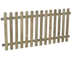 Forest Heavy Duty Picket Fence Panel Natural Timber X Pack Of 4 7 Forest Heavy Duty Picket Fence Panel Natural Timber X Pack Of 4 -Cheap Garden Spreader Store 677PR A2