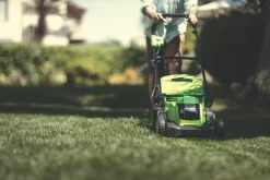 Greenworks 40V 2 X 2.0Ah Li-Ion Cordless 41cm Lawn Mower -Cheap Garden Spreader Store 682HT A7