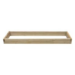 Forest Rectangular Raised Bed Natural Timber 1800 X 450 X 140mm -Cheap Garden Spreader Store 709KT A4