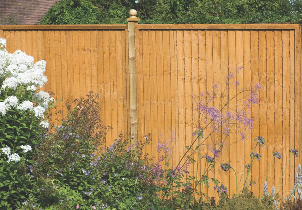 Forest Closeboard Fence Panels Golden Brown 6 X 4' Pack Of 8 5 Forest Closeboard Fence Panels Golden Brown 6 X 4' Pack Of 8 - Image 3