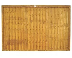 Forest Closeboard Fence Panels Golden Brown 6 X 4&apos; Pack Of 8
