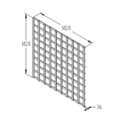 Forest Softwood Square Trellis X 5 Pack 13 Forest Softwood Square Trellis X 5 Pack -Cheap Garden Spreader Store 726PR A5