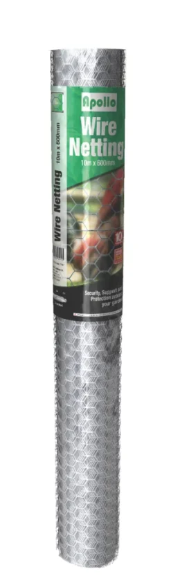 Apollo® Apollo 25mm Galvanised Wire Netting 0.6 X 10m