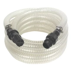Essentials Reinforced Suction Hose With Filter Clear 7m X 1"