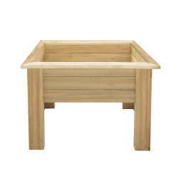 Forest Rectangular Garden Planter Natural Timber 1000 X 700 X 700mm -Cheap Garden Spreader Store 795KT A3