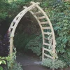 Forest Whitby 5&apos; X 8&apos; 6" (Nominal) Timber Arch -Cheap Garden Spreader Store 8273X P