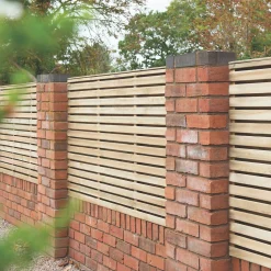 Forest Double-Slatted Fence Panels Natural Timber 6 X 3' Pack Of 3 10 Forest Double-Slatted Fence Panels Natural Timber 6 X 3' Pack Of 3 -Cheap Garden Spreader Store 830JG A3