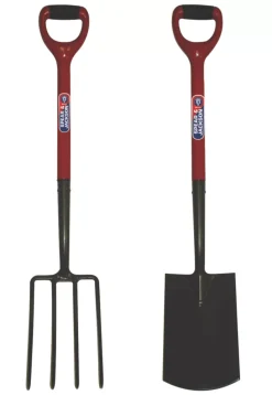 Spear And Jackson Spear & Jackson Carbon Steel Digging Fork & Spade 2 Pcs