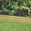 Forest Slatted Border Edging Smooth-Planed 1.2m 3 Pack -Cheap Garden Spreader Store 893KT P