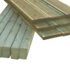 Essentials 11.5m² Decking Pack Light Green Wood 4.8 X 2.4m -Cheap Garden Spreader Store 90051 P