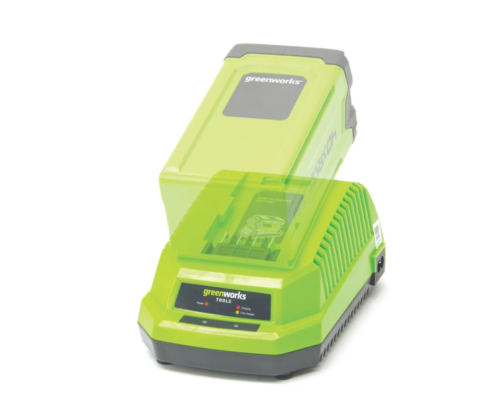 Greenworks GWG40UC4 40V Li-Ion Fast Charger 4 Greenworks GWG40UC4 40V Li-Ion Fast Charger - Image 2