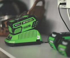 Greenworks GWG40UC4 40V Li-Ion Fast Charger 9 Greenworks GWG40UC4 40V Li-Ion Fast Charger -Cheap Garden Spreader Store 909HT A3