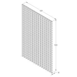 Forest Premium Softwood Rectangular Trellis 4 X 6&apos; 4 Pack -Cheap Garden Spreader Store 927JG A2